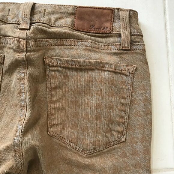 Level 99 Janice Women Jeans Ultra Skinny Low Rise Ankle Houndstooth Denim - Picture 11 of 11